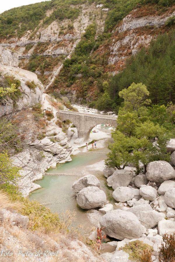 Appartement Entre Sisteron Et Gorges De La Meouge " Les Hauts De Toscane " Ribiers Exterior photo